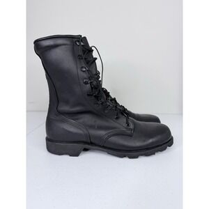 VTG Altama Ro Search Boots Black Leather Combat Military Lace Up Men's Sz 10.5 R